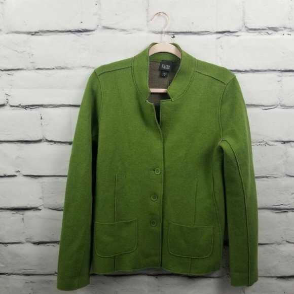 Eileen Fisher  Sz Medium Merino Wool Jacket - Picture 1 of 7